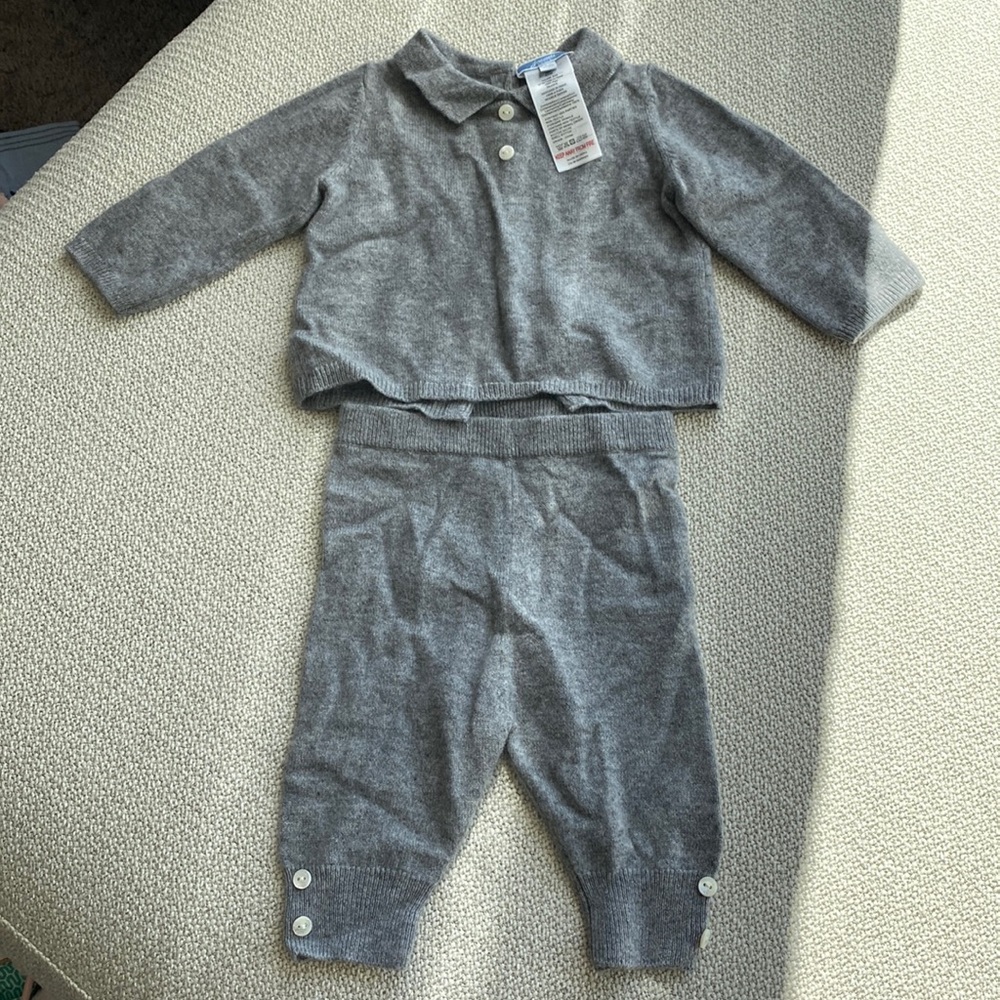 Jacadi Paris 100% cachemire set for baby 6 months
